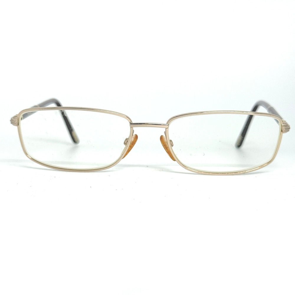 Tom‎ Ford TF5054 Eyeglasses Gold Tone Rectangle Full Rim Mens Womens 21172